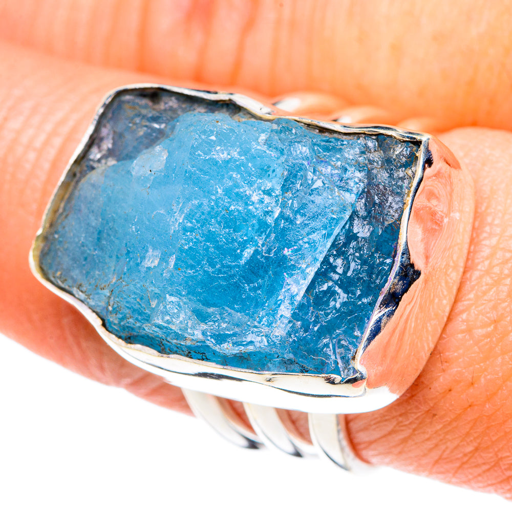 Aquamarine Rings handcrafted by Ana Silver Co - RING89297