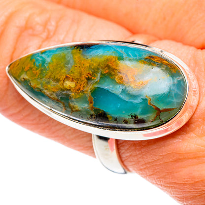 Peruvian Opal Rings handcrafted by Ana Silver Co - RING89299