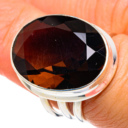 Smoky Quartz Rings handcrafted by Ana Silver Co - RING89305