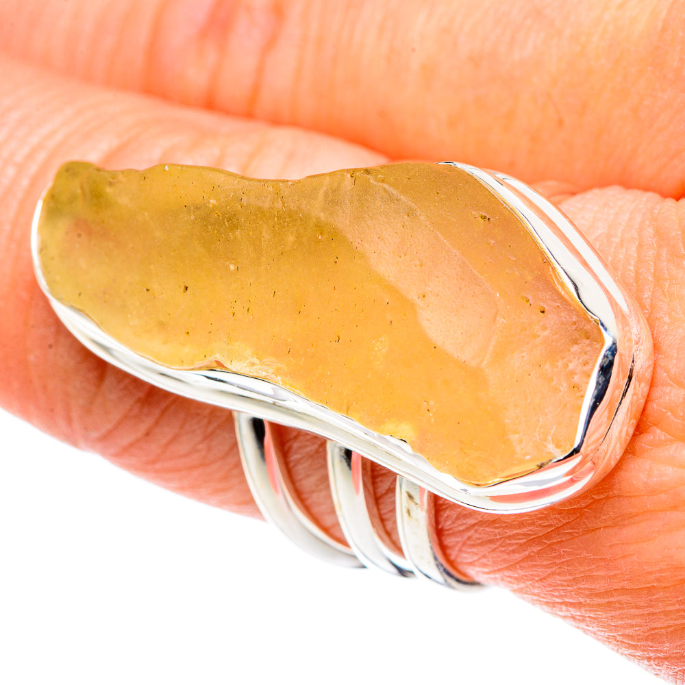 Libyan Glass Rings handcrafted by Ana Silver Co - RING89308