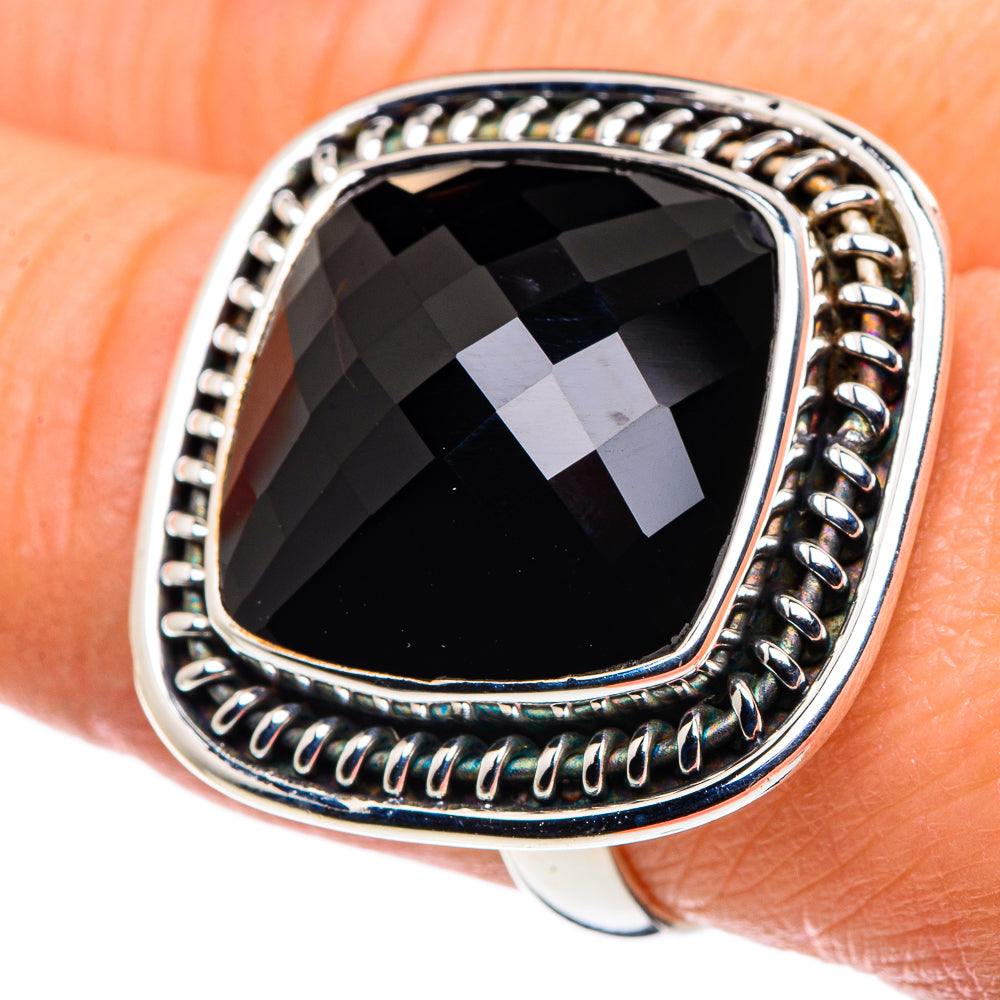 Black Onyx Rings handcrafted by Ana Silver Co - RING89317