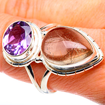 Rutilated Quartz Rings handcrafted by Ana Silver Co - RING89326