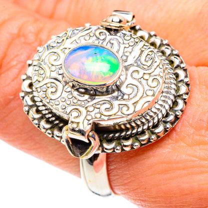 Ethiopian Opal Rings handcrafted by Ana Silver Co - RING89328