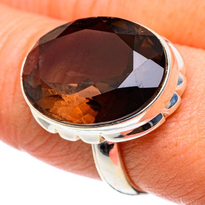 Smoky Quartz Rings handcrafted by Ana Silver Co - RING89336