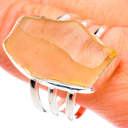 Libyan Glass Rings handcrafted by Ana Silver Co - RING89341