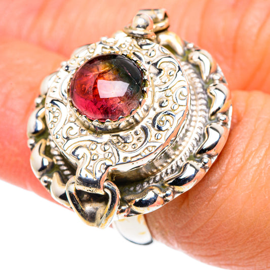 Watermelon Tourmaline Rings handcrafted by Ana Silver Co - RING89356