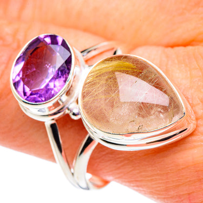Rutilated Quartz Rings handcrafted by Ana Silver Co - RING89357