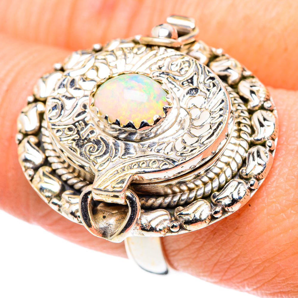 Ethiopian Opal Rings handcrafted by Ana Silver Co - RING89359