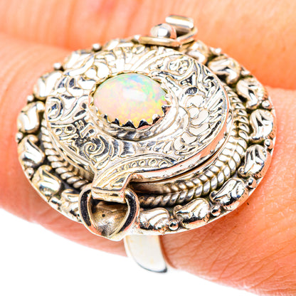 Ethiopian Opal Rings handcrafted by Ana Silver Co - RING89359