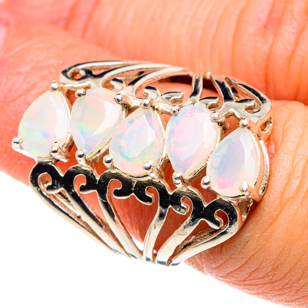 Ethiopian Opal Rings handcrafted by Ana Silver Co - RING89360
