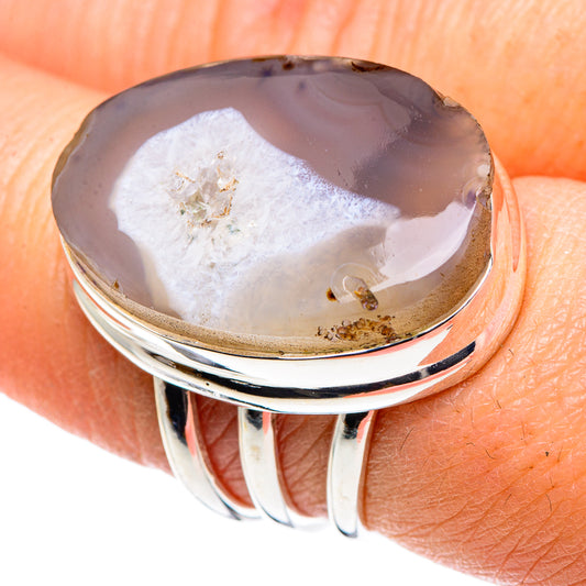 Geode Slice Rings handcrafted by Ana Silver Co - RING89367