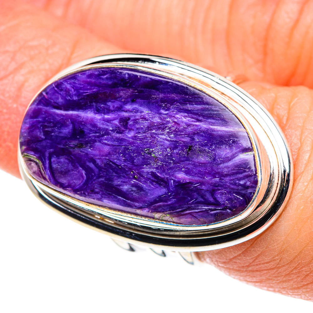 Charoite Rings handcrafted by Ana Silver Co - RING89369