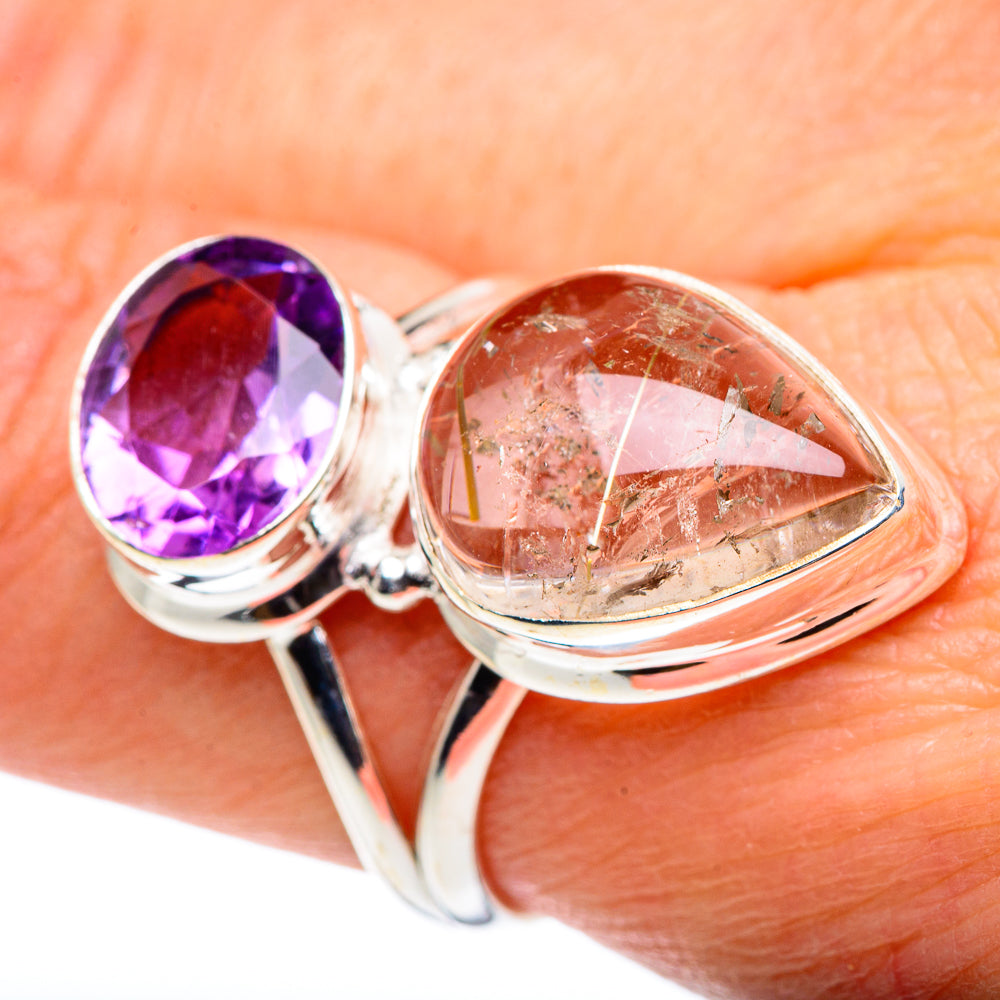 Rutilated Quartz Rings handcrafted by Ana Silver Co - RING89373