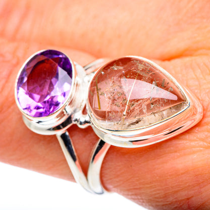 Rutilated Quartz Rings handcrafted by Ana Silver Co - RING89373