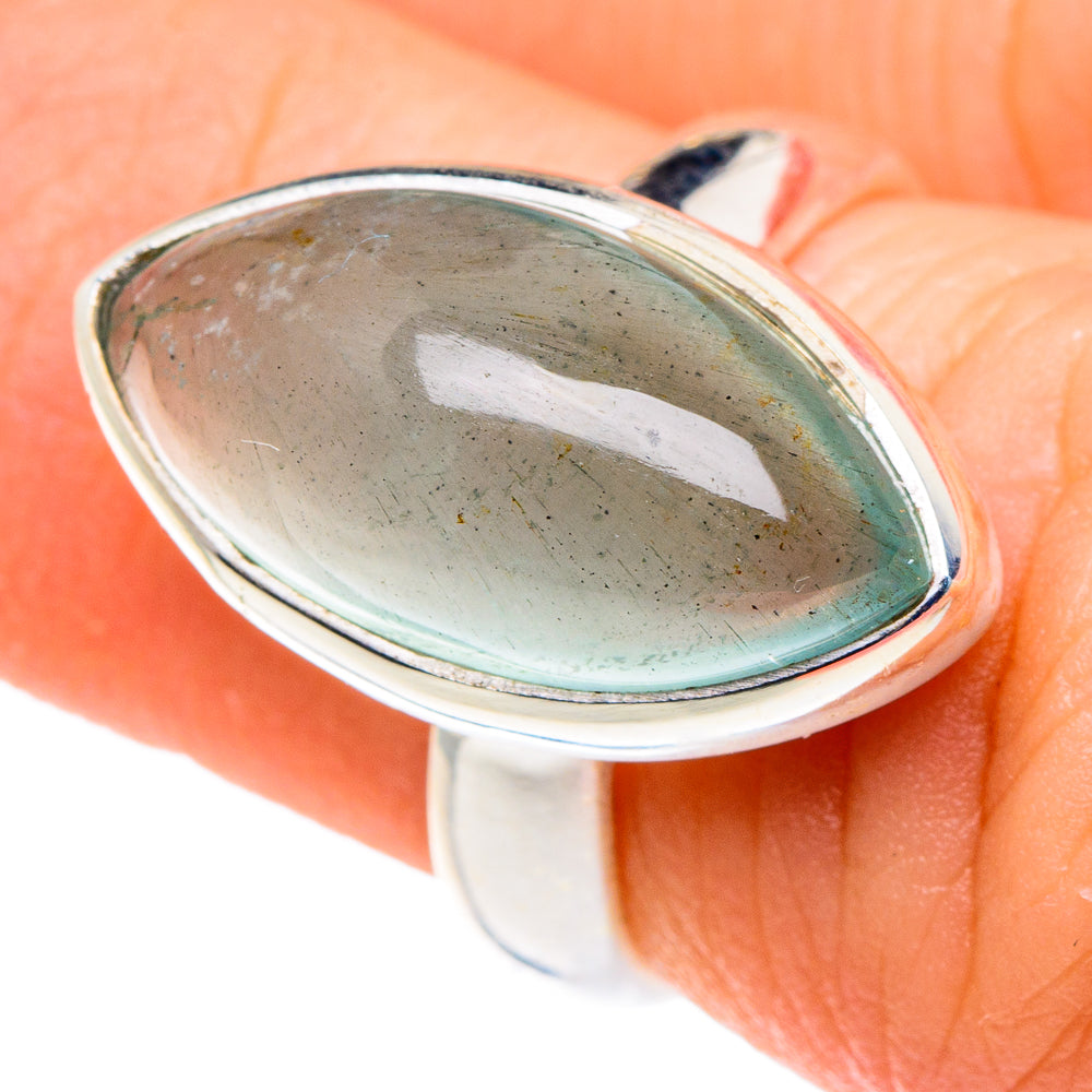 Aqua Chalcedony Rings handcrafted by Ana Silver Co - RING89375