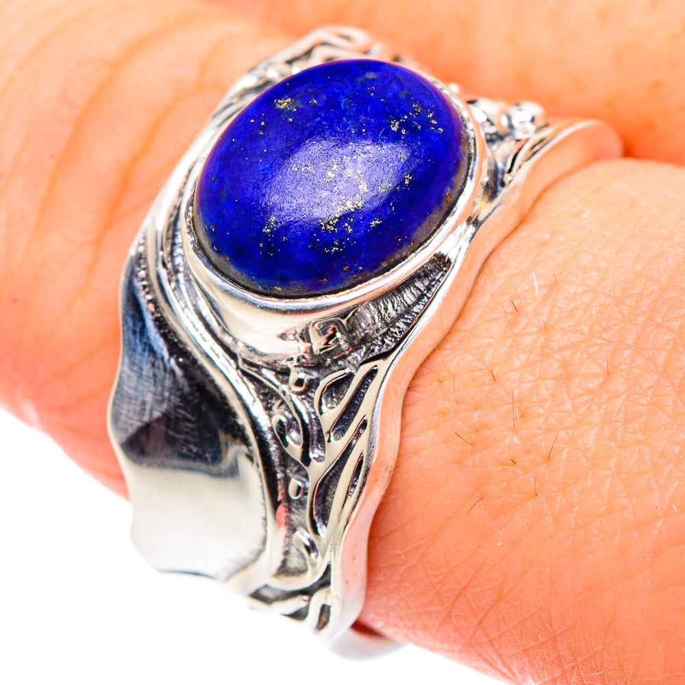 Lapis Lazuli Rings handcrafted by Ana Silver Co - RING89376