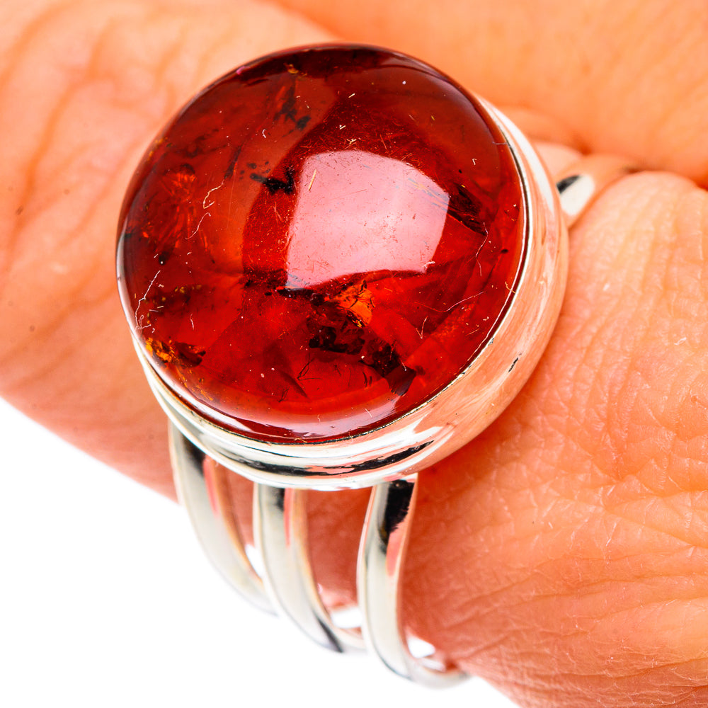 Baltic Amber Rings handcrafted by Ana Silver Co - RING89388