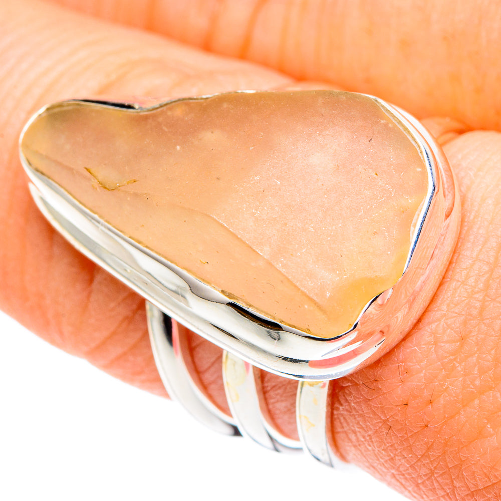Libyan Glass Rings handcrafted by Ana Silver Co - RING89389