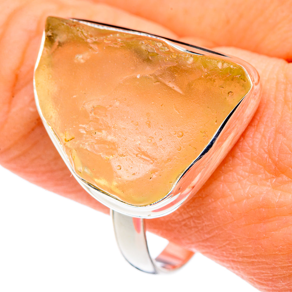 Libyan Glass Rings handcrafted by Ana Silver Co - RING89390