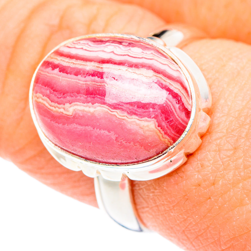 Rhodochrosite Rings handcrafted by Ana Silver Co - RING89392