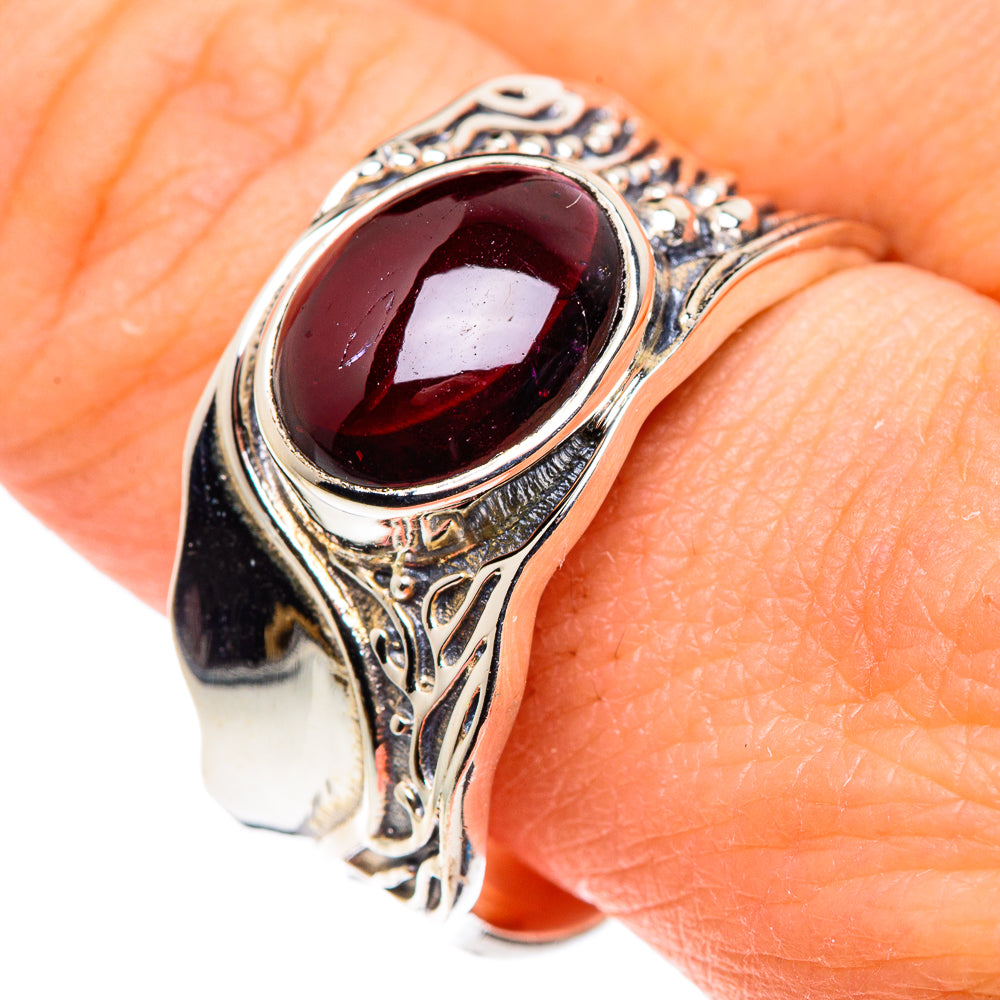 Garnet Rings handcrafted by Ana Silver Co - RING89394