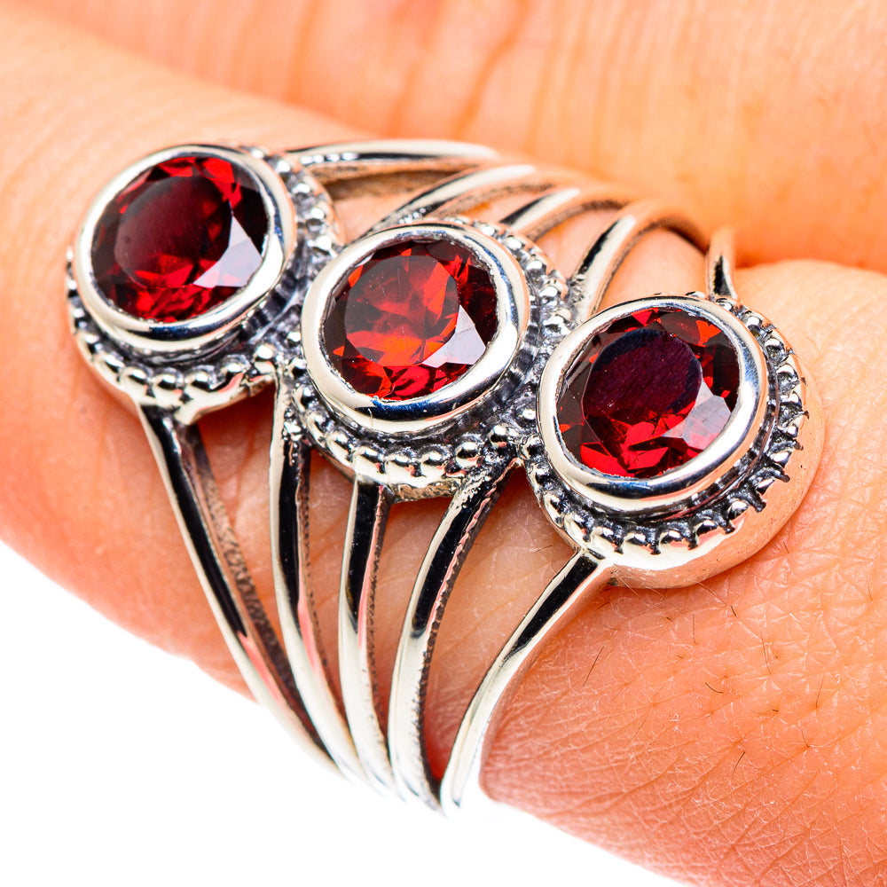 Garnet Rings handcrafted by Ana Silver Co - RING89395