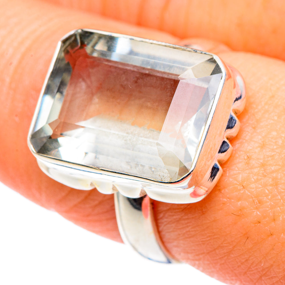 White Quartz Rings handcrafted by Ana Silver Co - RING89418