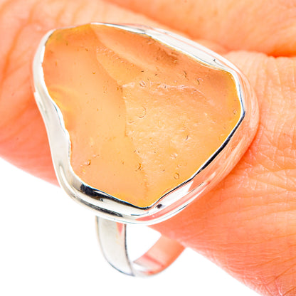 Libyan Glass Rings handcrafted by Ana Silver Co - RING89425