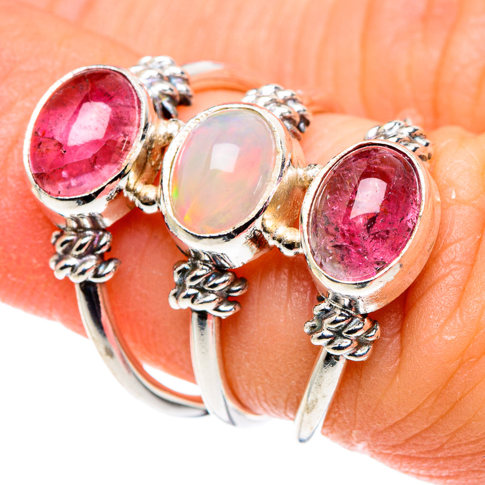 Ethiopian Opal Rings handcrafted by Ana Silver Co - RING89440