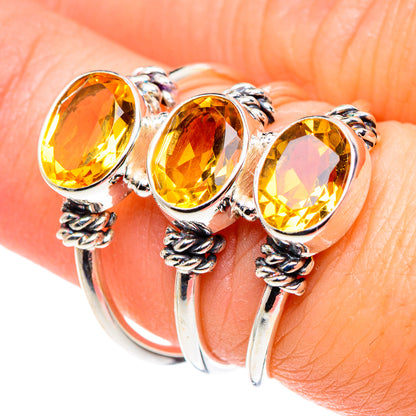 Citrine Rings handcrafted by Ana Silver Co - RING89457