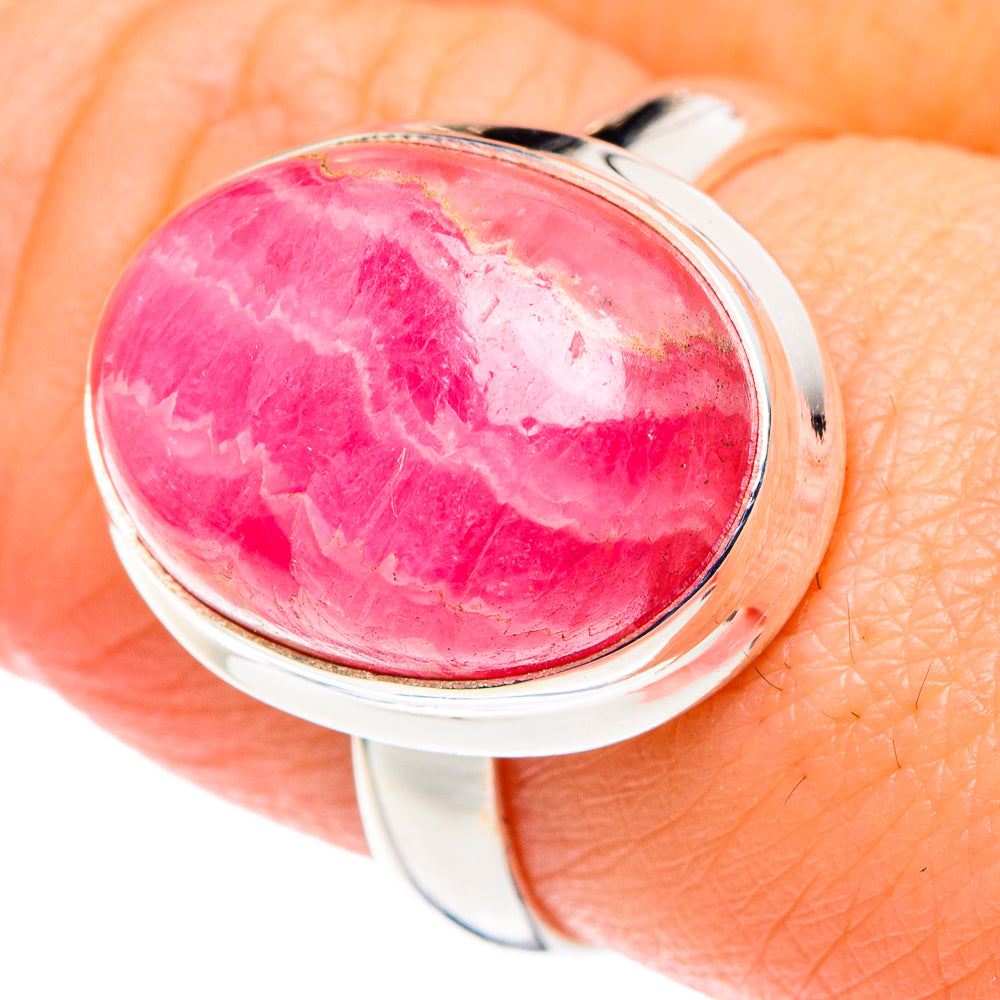 Rhodochrosite Rings handcrafted by Ana Silver Co - RING89460
