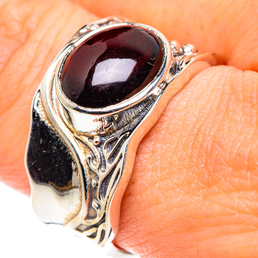 Garnet Rings handcrafted by Ana Silver Co - RING89464