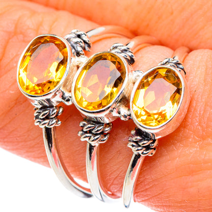 Citrine Rings handcrafted by Ana Silver Co - RING89490