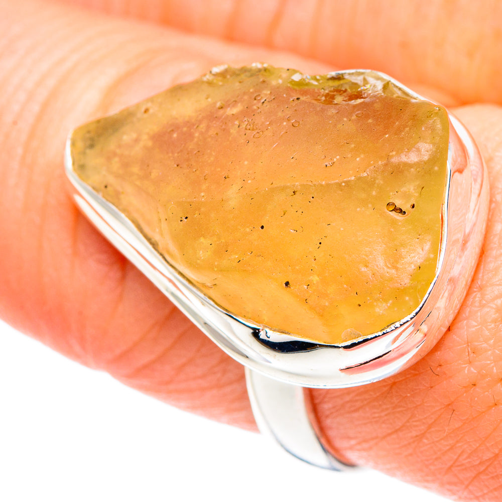 Libyan Glass Rings handcrafted by Ana Silver Co - RING89491