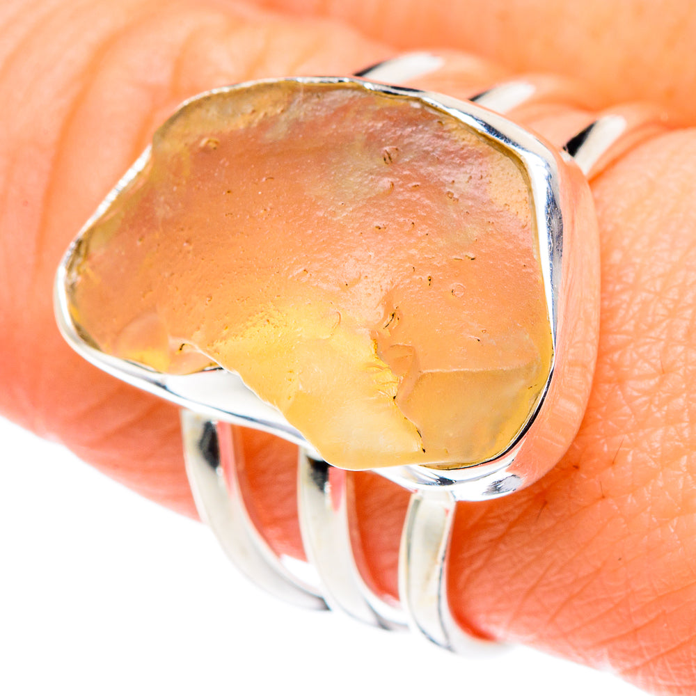 Libyan Glass Rings handcrafted by Ana Silver Co - RING89492