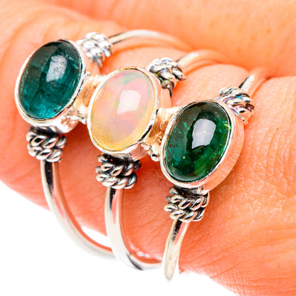 Ethiopian Opal Rings handcrafted by Ana Silver Co - RING89506