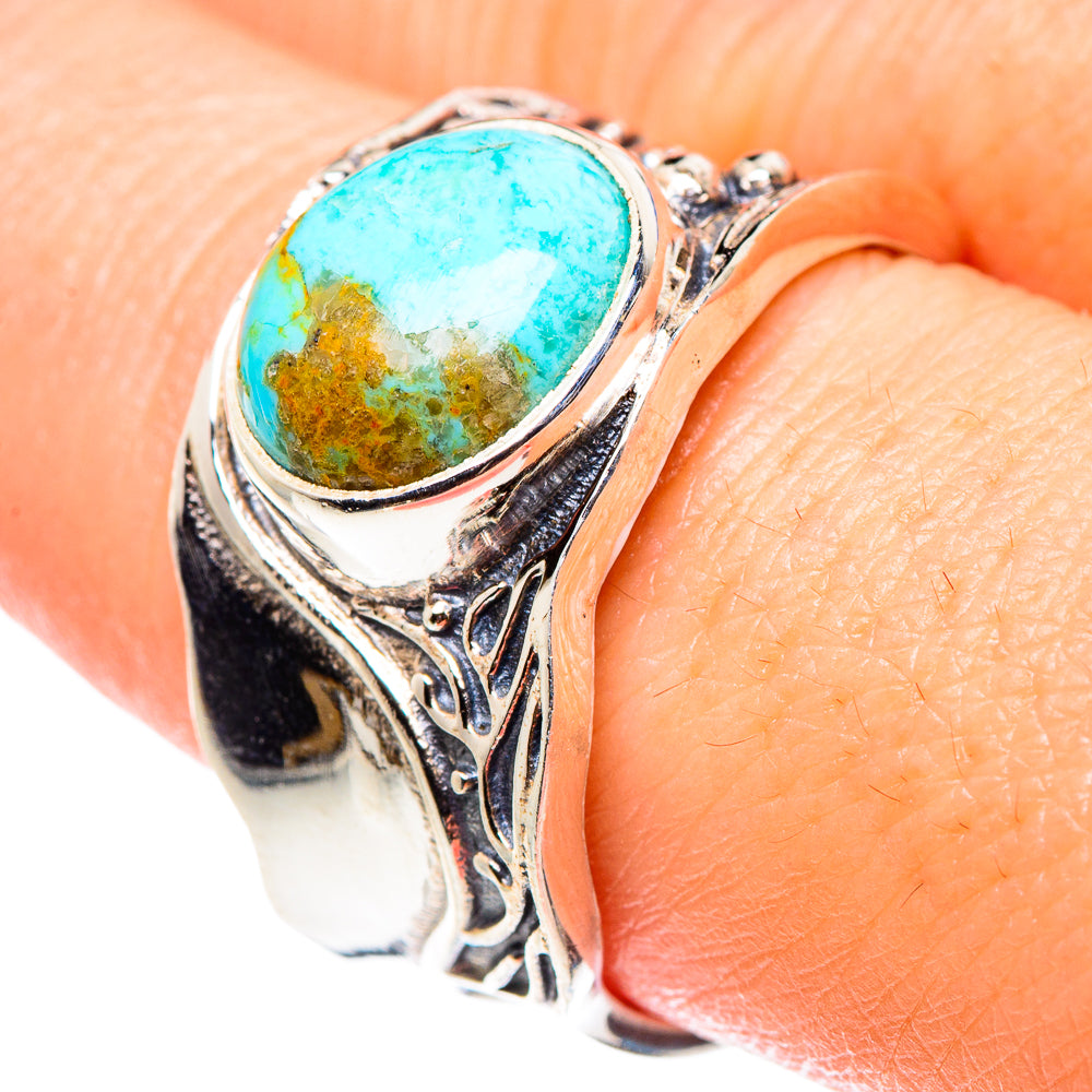 Larimar Rings handcrafted by Ana Silver Co - RING89512
