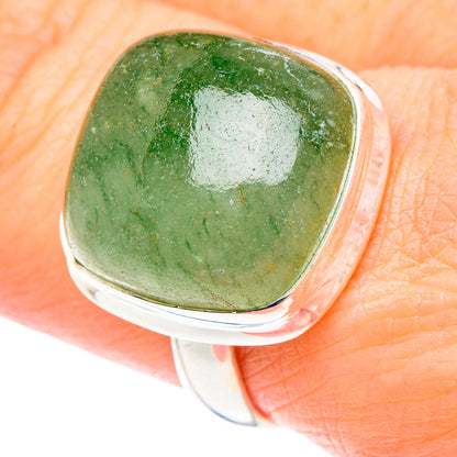 Green Aventurine Rings handcrafted by Ana Silver Co - RING89519
