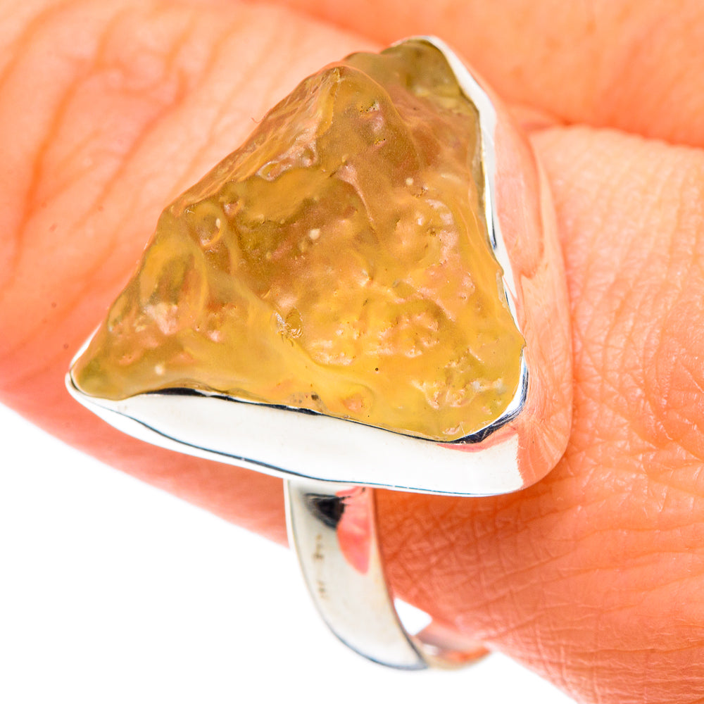 Libyan Glass Rings handcrafted by Ana Silver Co - RING89523