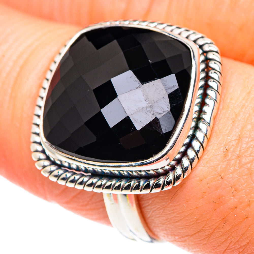 Black Onyx Rings handcrafted by Ana Silver Co - RING89530