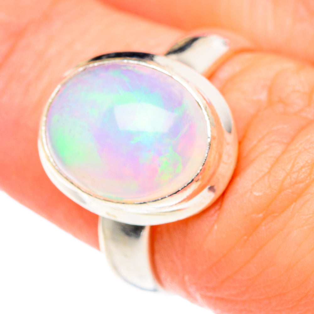 Ethiopian Opal Rings handcrafted by Ana Silver Co - RING89535