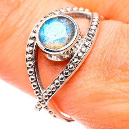 Labradorite Rings handcrafted by Ana Silver Co - RING89541