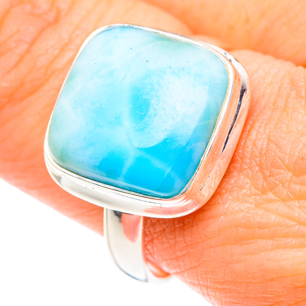 Larimar Rings handcrafted by Ana Silver Co - RING89545