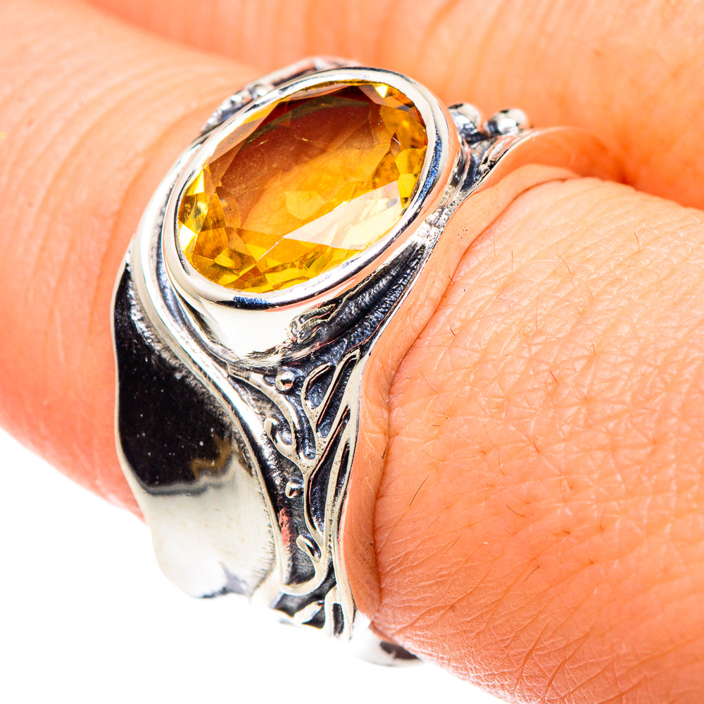 Citrine Rings handcrafted by Ana Silver Co - RING89551