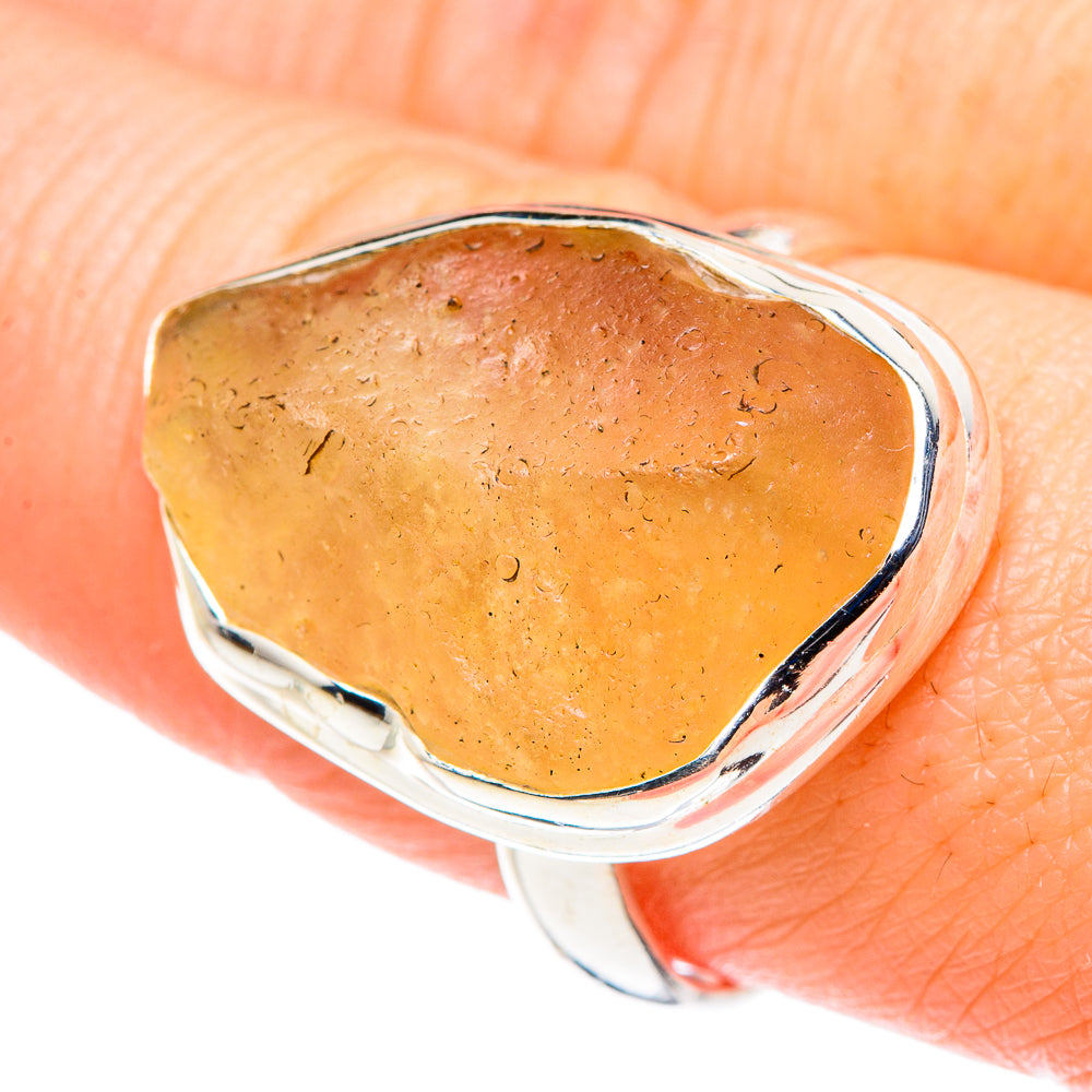 Libyan Glass Rings handcrafted by Ana Silver Co - RING89552