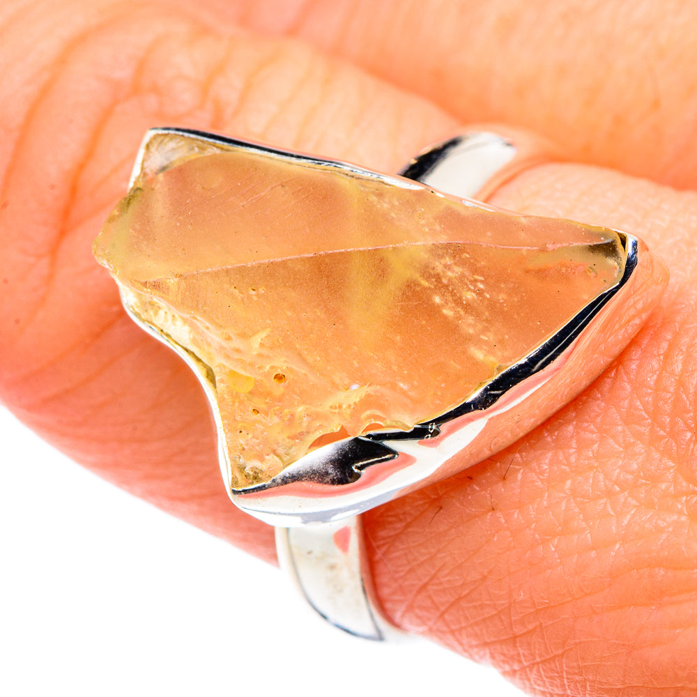 Libyan Glass Rings handcrafted by Ana Silver Co - RING89553