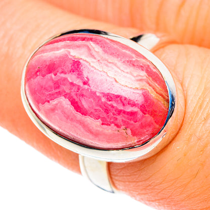 Rhodochrosite Rings handcrafted by Ana Silver Co - RING89555
