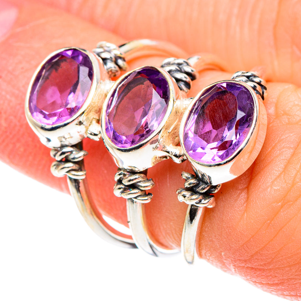Amethyst Rings handcrafted by Ana Silver Co - RING89557