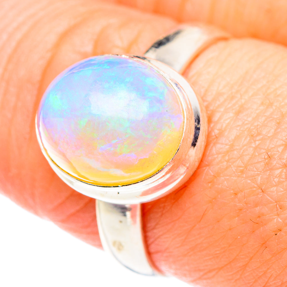 Ethiopian Opal Rings handcrafted by Ana Silver Co - RING89564