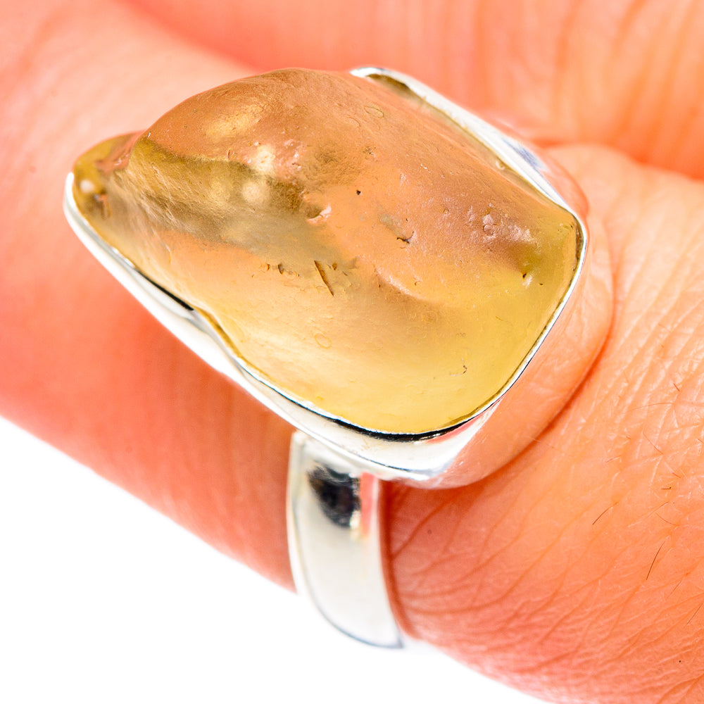 Libyan Glass Rings handcrafted by Ana Silver Co - RING89580
